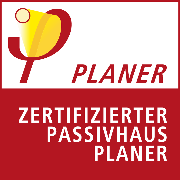 Logo: zertifizierter Passivhaus-Planer